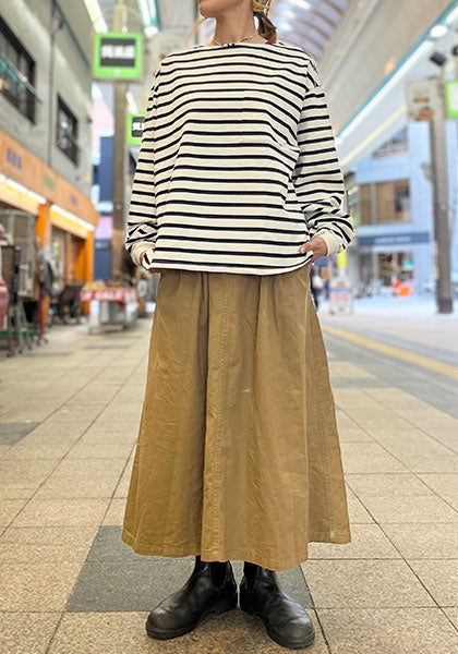 HALF TRACK PRODUCTS ハーフトラックプロダクツ | Long T / ボートネックロングスリーブ カラー:ボーダー