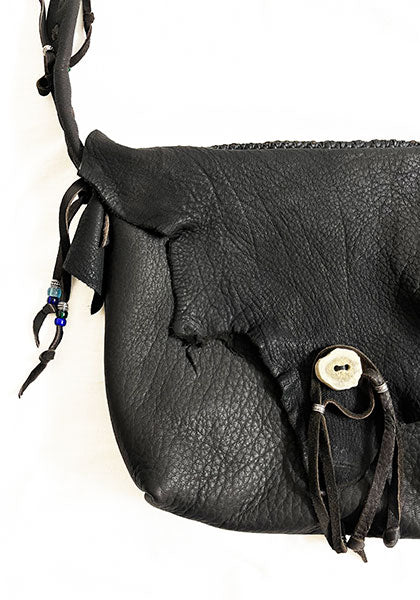 Nasngwam×EARLY MORNING ナスングワム×アーリーモーニング | DEER SKIN MESSENGER BAG / 鹿革バッグ カラー : チョコレート