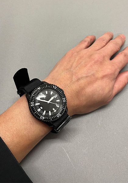 NAVAL WATCH | MIL.-05 Automatic ROYAL Military Diver Type Color: Black/Black