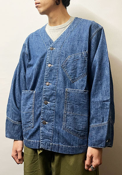 IMPRESTORE 6.5oz Denim Engineer Jacket, Color: VINTAGE WASH