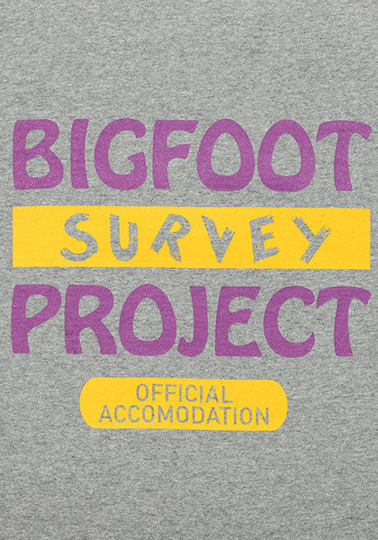 TACOMA FUJI RECORDS タコマフジレコード | BIGFOOT SURVEY PROJECT OFFICIAL ACCOMODATION Tee designed by Jerry UKAI カラー:ヘザーグレー