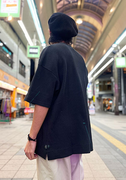 GOHEMP ゴーヘンプ | WIDE SLIT TEE カラー:BLACK BEAUTY