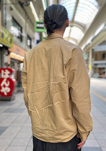 remilla | Smoked Dolman Shirt in Sand