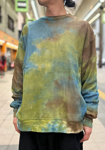 Nasngwam ナスングワム | MOONLIGHT LS TEE メッシュカットソー
