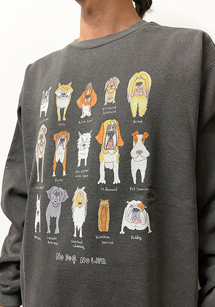 CHI-BEE DOG1 SWEAT カラー:PEPPER