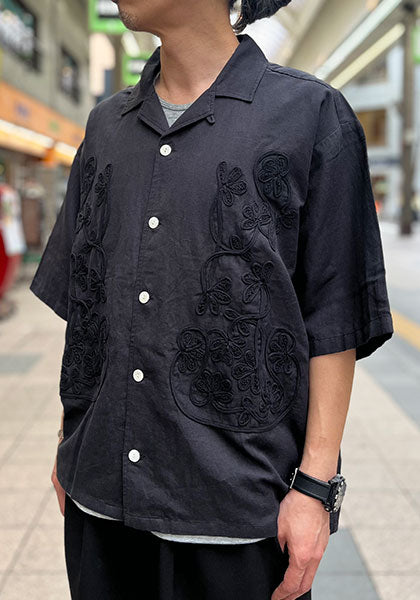 HAVE A GRATEFUL DAY ハブ ア グレイトフル デイ | WIDE SHIRT カラー:BLACK