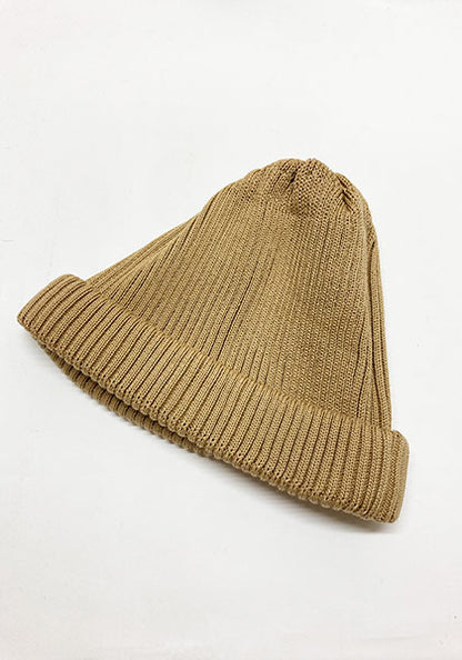ROTOTO ロトト | COTTON ROLL UP BEANIE カラー : BEIGE
