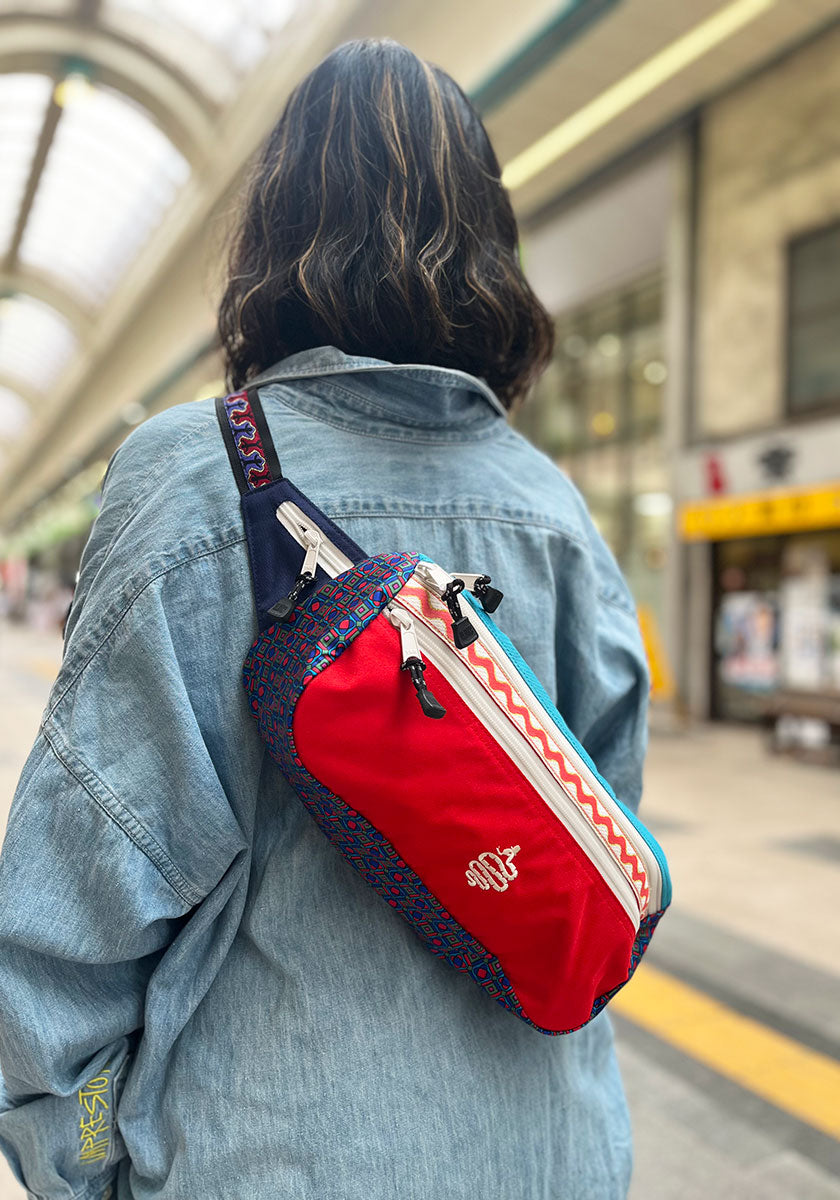 ALDIES アールディーズ | Long Zimon Waist Bag カラー:レッド
