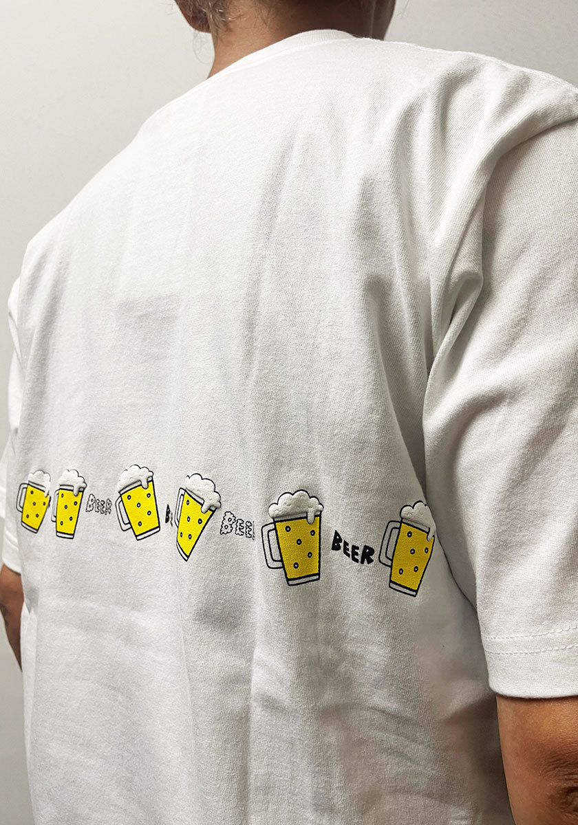 CHI-BEE BEER T カラー:WHITE