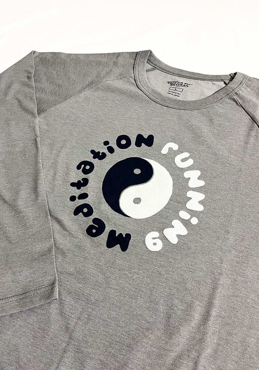 TACOMA FUJI RECORDS タコマフジレコード | RUNNING MEDITATION POLY LS Tee designed by Jerry UKAI