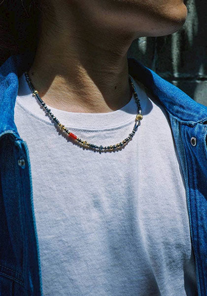 Nasngwam.×Bright "TAOS" 血赤サンゴネックレス 48cm