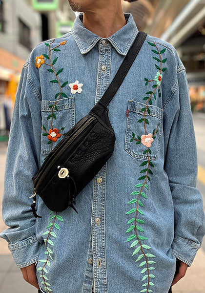 Nasngwam×EARLY MORNING ナスングワム×アーリーモーニング | DEERSKIN BODY BAG / 鹿革バッグ