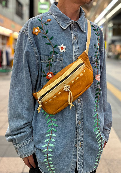 Nasngwam×EARLY MORNING ナスングワム×アーリーモーニング | DEERSKIN BODY BAG / 鹿革バッグ