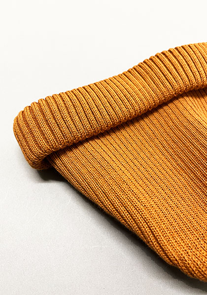 ROTOTO ロトト | COTTON ROLL UP BEANIE カラー : D.YELLOW