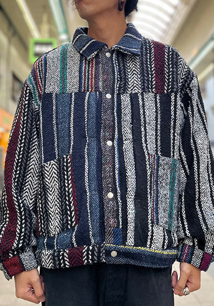 ジャケット・アウター Nasngwam grid jacket Nasngwam(ナスングワム)～WAILERS LEATHER JACKET～ | Amboy