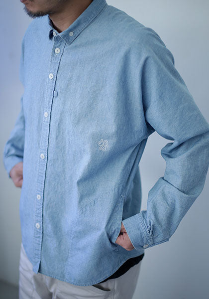 remilla レミーラ | スモークドルマンシャツ カラー: ライトインディゴ