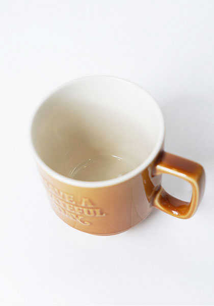 HAVE A GRATEFUL DAY ハブ ア グレイトフル デイ | VINTAGE MUG CUP カラー:AMBER