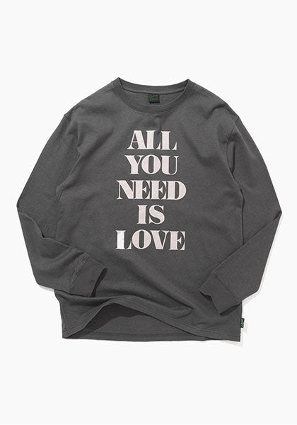 GOHEMP ゴーヘンプ | 10oz LONG SLEEVE TEE カラー : CHARCOAL