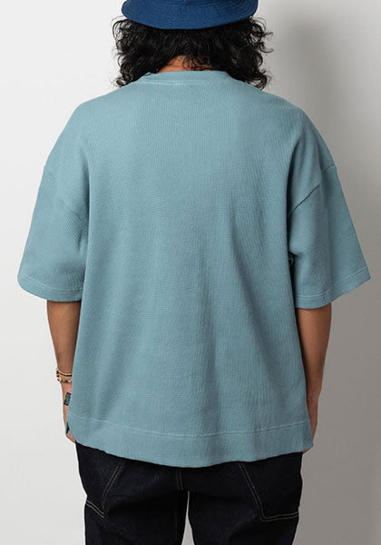 GOHEMP ゴーヘンプ | WIDE SLIT TEE カラー:SHADOW BLUE