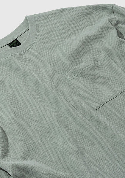 GOHEMP ゴーヘンプ | WIDE SLIT TEE カラー:MINERAL GREEN