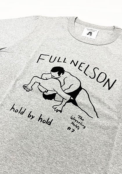 TACOMA FUJI RECORDS 타코마후지 레코드 | Full Nelson T셔츠 designed by Tomoo Gokita 칼라:헤더 그레이