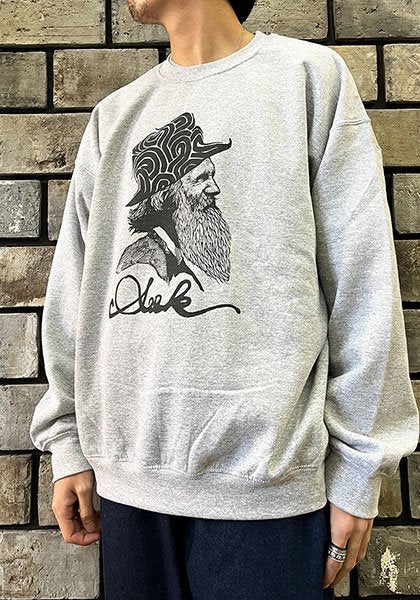 NOVOL×SEEK ジョンミューア ビッグスウェット カラー:杢グレイ