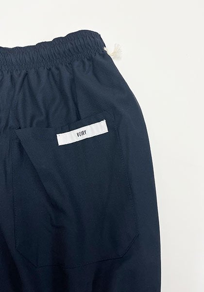 VOIRY ヴォイリー | SUNDAY PANTS-LUX カラー:INK BLACK