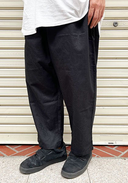 VOIRY ヴォイリー | SUNDAY PANTS COTTON JACQUARD カラー :BLACK