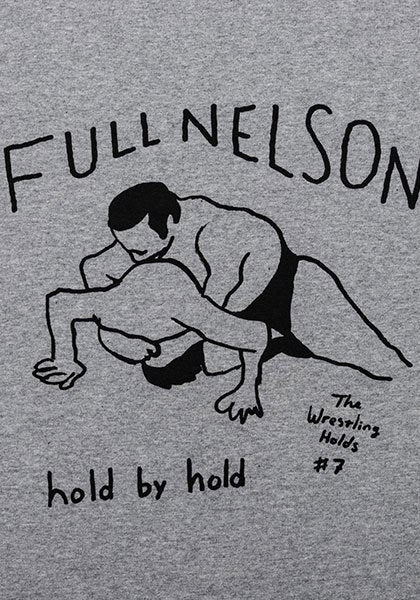 TACOMA FUJI RECORDS 타코마후지 레코드 | Full Nelson T셔츠 designed by Tomoo Gokita 칼라:헤더 그레이