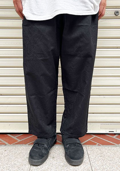 VOIRY ヴォイリー | SUNDAY PANTS COTTON JACQUARD カラー :BLACK