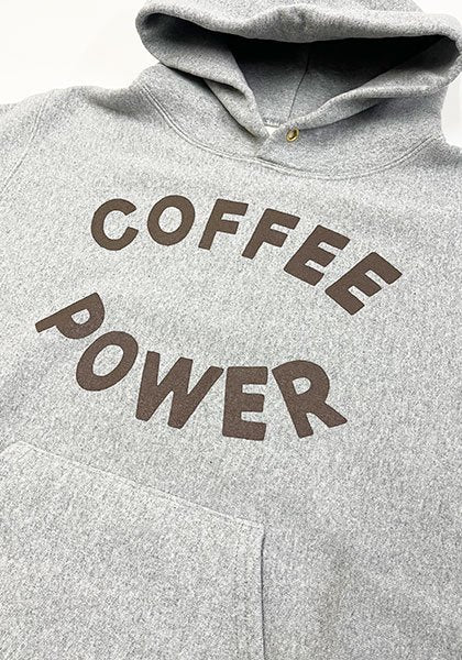 TACOMA FUJI RECORDS タコマフジレコード | COFFEE POWER HOODIE designed by Yunosuke カラー:ヘザーグレー