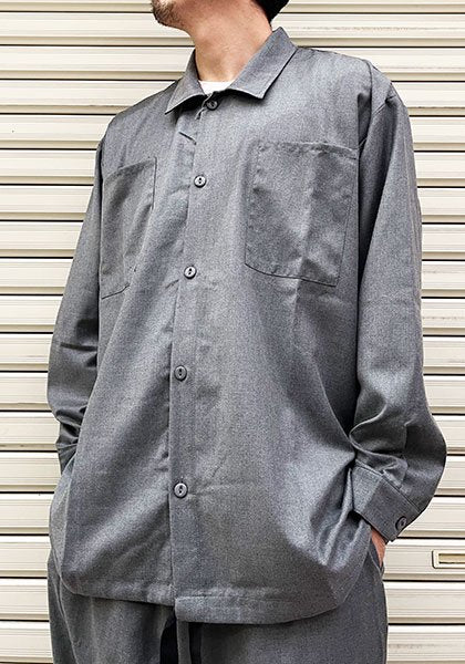 VOIRY ヴォイリー | DOCTOR SHIRTS-CORD LUX カラー:MIX GRAY