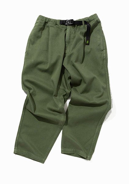 GO HEMP ゴーヘンプ | ONE TUCK ACTIVE PANTS カラー:GREEN