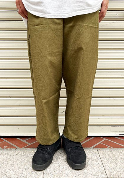 VOIRY ヴォイリー | SUNDAY PANTS COTTON JACQUARD カラー :OLIVE