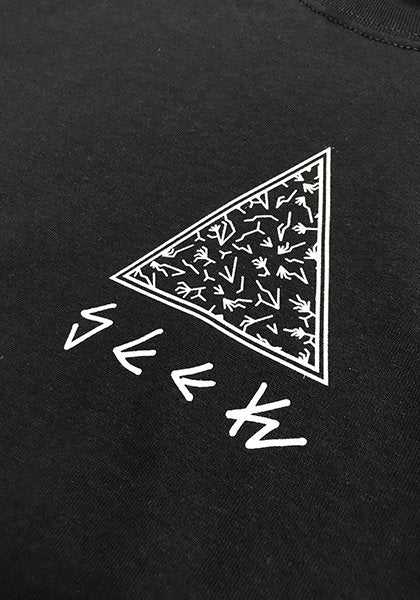 BAKIBAKI×SEEK DEER SKULLロンTEE カラー:ブラック