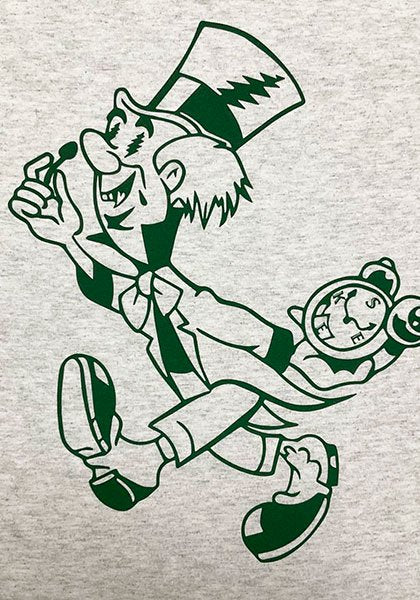 데가라시 × SEEK 원더랜드 론 TEE 컬러 : 애쉬 그레이