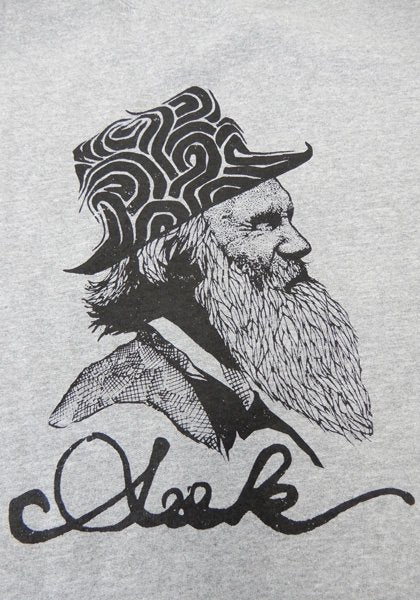 NOVOL×SEEK John Muir Big Sweatshirt Color: Heather Gray