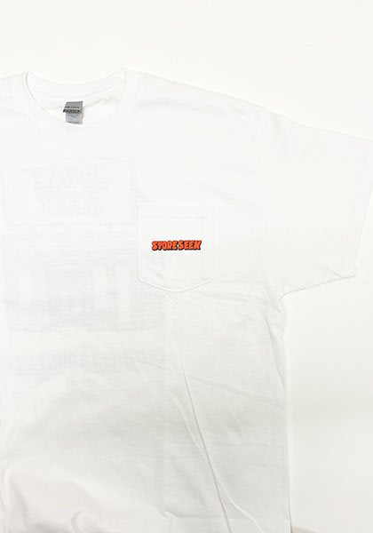 RAGELOW×STORESEEK POCKET TEE カラー:ホワイト