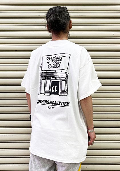 RAGELOW×STORESEEK POCKET TEE カラー:ホワイト