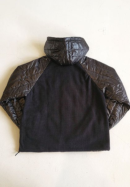 VOO | QUILT HOODY / Quilted hoodie Color: Black