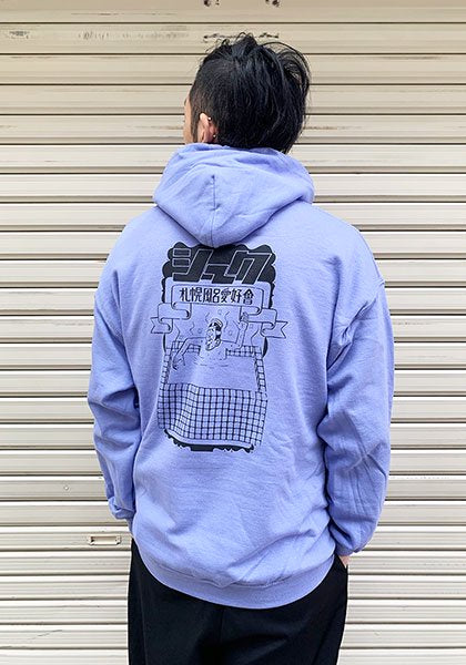 ESOW×SEEK 札幌風呂愛好會パーカー カラー:ヴァイオレット