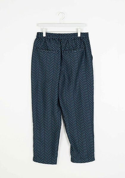 KELEN ケレン | JAQUARD TAPERED TROUSER / ジャガードテーパードトラウザー カラー:ブラック