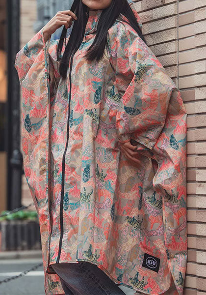 KIU レインポンチョ 2ND カラー:ブライトタイガー