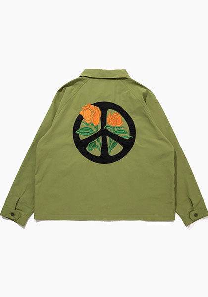 HAVE A GRATEFUL DAY ハブ ア グレイトフル デイ | UTILITY SHIRT BLOOMING PEACE