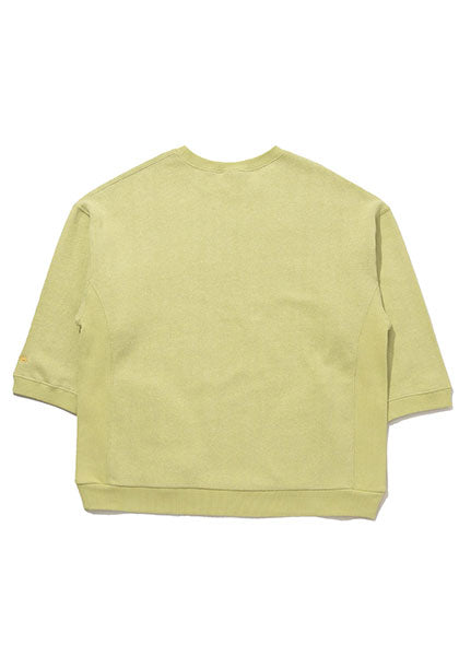 GOHEMP ゴーヘンプ | THREE QUARTER SL CREW / 7部袖スウェット カラー:SUNNY LIME