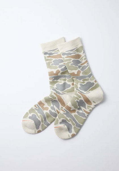 ROTOTO ロトト | PILE CAMO CREW SOCKS