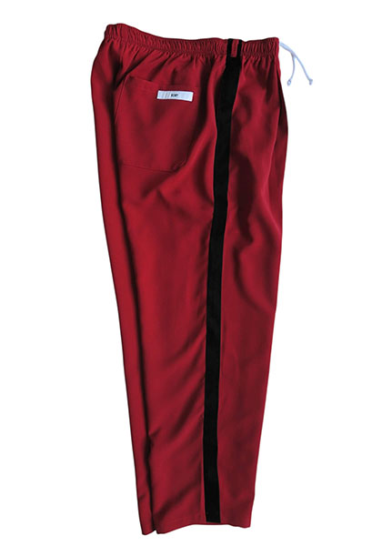 VOIRY ヴォイリー | SCHOOL PANTS カラー:BURGUNDY