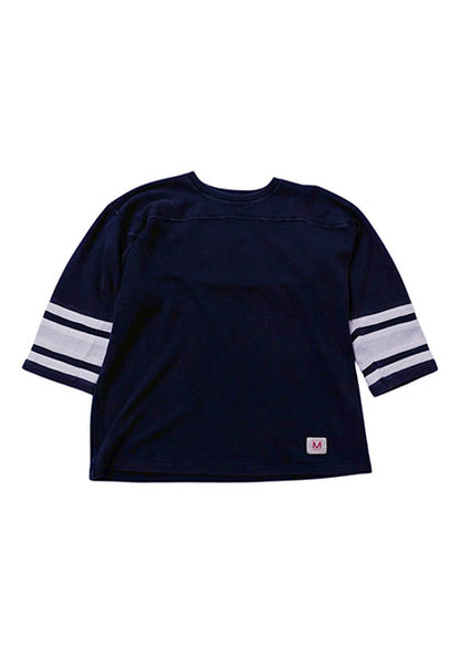 IMPRESTORE / インプレストア MESH FOOTBALL HALF SLEEVE / フットボールTEE カラー : FADED NAVY