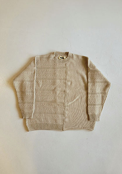 VOO ヴォー | TRICKY JQ KNIT / ニット カラー:CREAM