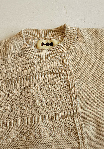 VOO ヴォー | TRICKY JQ KNIT / ニット カラー:CREAM